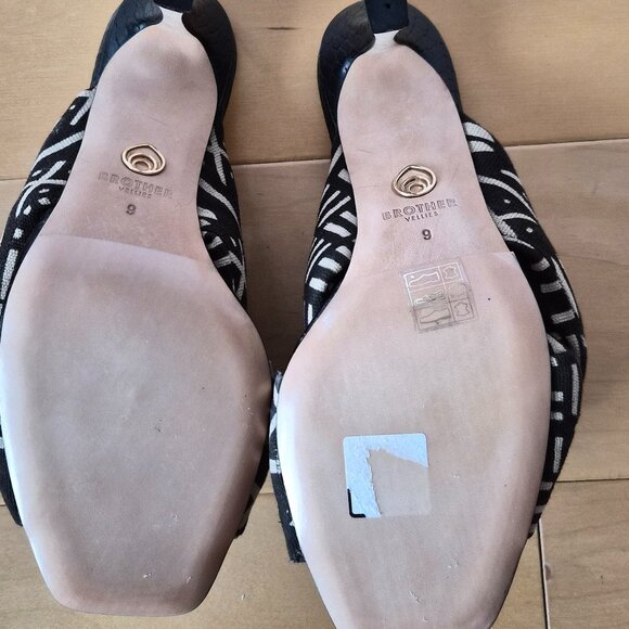 Brother Vellies African Mudcloth Sandal Heels Sz 9 - Picture 6 of 6